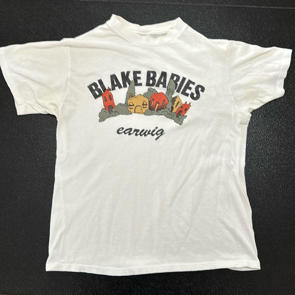 Vintage Indie band Blake Babies (Juliana Hatfield) Earwig t-shirt from 1989.